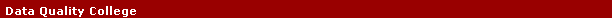 Data Quality College.